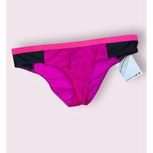 Oakley Bikini Bottom Fushia Multi Women’s Size Large New With Tags